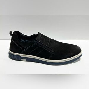Steve Madden Mens Axxis Slip On Black Size 9.5 M